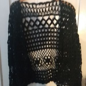 Crochet Studded Sequin Jacket